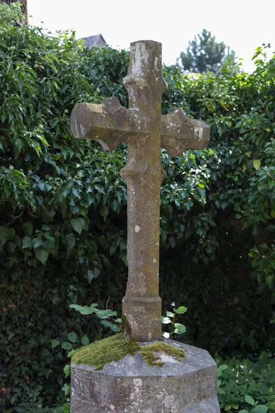 Figure Architettura Del Cimitero Dettagli Intorno Alla Cappella Villaggio Storico — Foto Stock