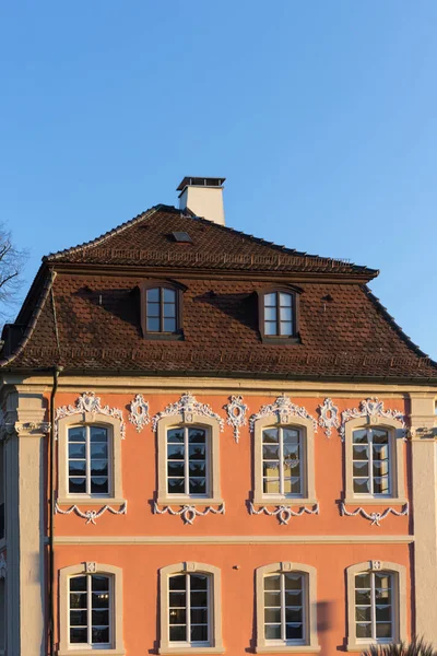 Architektúra Homlokzatok Épületek Részleteit Egy Történelmi Város Dél Németország Egy — Stock Fotó