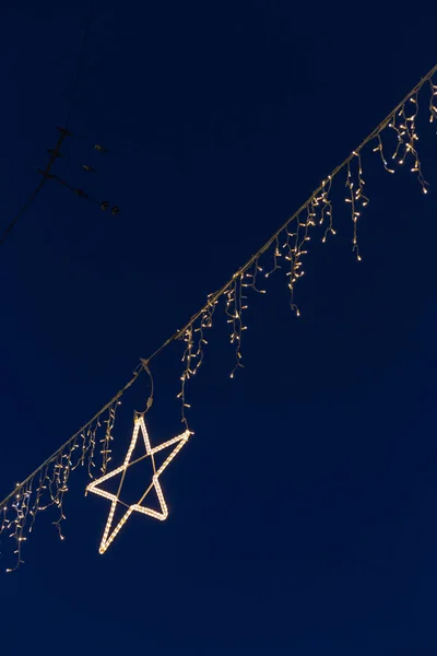 Stelle Natale Centro Commerciale Nel Sud Della Germania Vicino Alla — Foto Stock