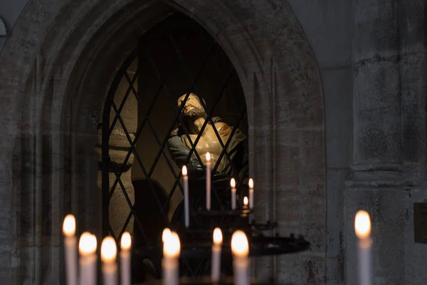 Alma Símbolo Crença Religião Que Ilumina Ambiente Uma Igreja Com — Fotografia de Stock