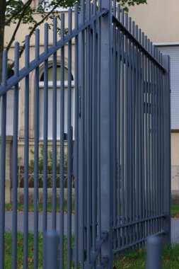 çitler ve çardak yılında Güney Almanya'da tarihi şehrin ay Eylül burada akşam saat geç saatler düşmek