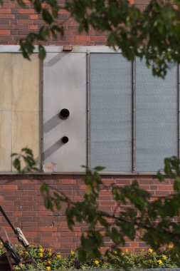 Fabrika araçları dışında duvar lojistik Atölyesi