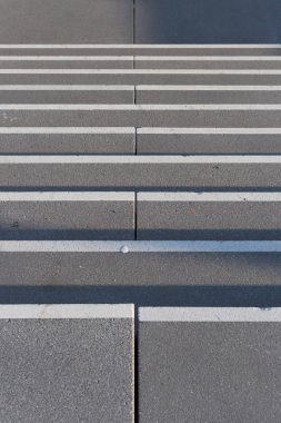 bir Ağustos sabahı trainstation stuttgart yakınındaki Güney Almanya'da, merdiven