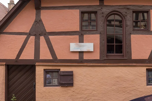 Historical City Bavaria South Germany Summertime Old Wooden Timber Frame — Stock Photo, Image