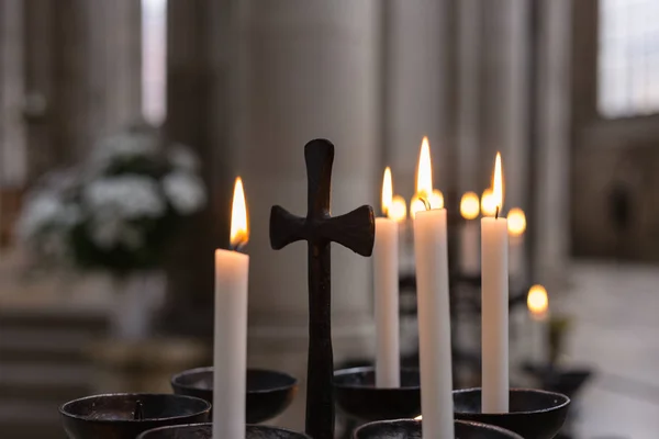 Est Âme Symbole Croyance Religion Qui Illumine Ambiance Une Église — Photo