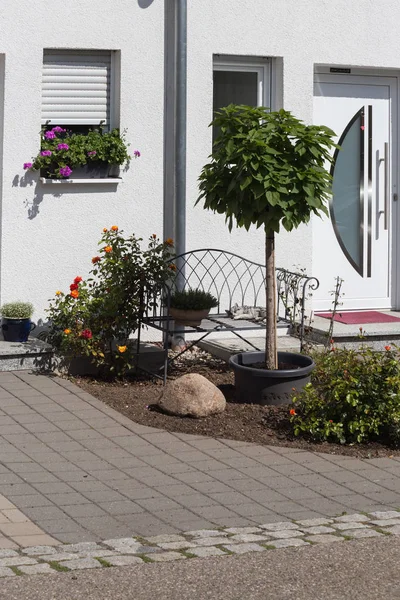 Casa Rural Decoración Jardines Sur Alemania — Foto de Stock