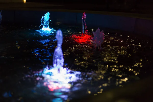 Bir Şehir Güney Almanya Ekim Ayında Başlangıcı Bir Parkta Geceleri — Stok fotoğraf