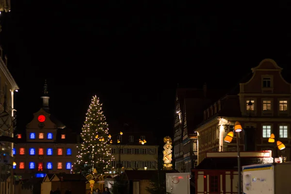 Feria Navidad Con Decoración Navideña Mercado Noviembre Sur Ciudad Histórica — Foto de Stock