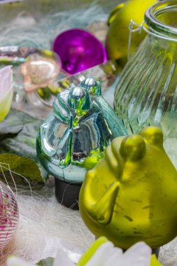 Lotus ve kurbağa bahçe dekorasyon Alışveriş Merkezi Güney Almanya