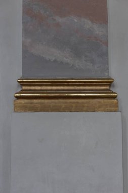 kilise duvar iç detayları boyalı beyaz altın ve leylak rengi renk arka plan