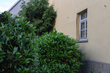 cepheler ve Güney Almanya tarihi şehir vintage bir bahçede detaylarını