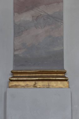 kilise duvar iç detayları boyalı beyaz altın ve leylak rengi renk arka plan