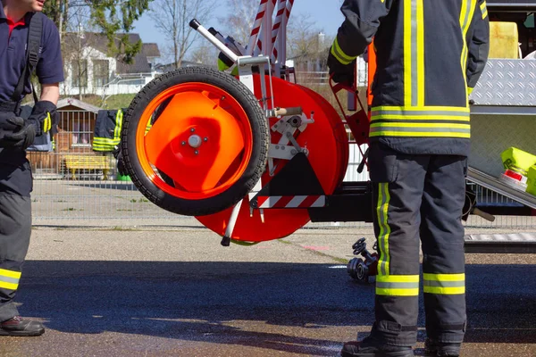 Departamento Bomberos Acción Sur Alemania — Foto de Stock