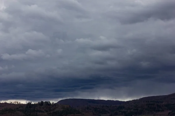 Temporale Nel Sud Della Germania Paesaggio Montano Pasqua Primavera — Foto Stock