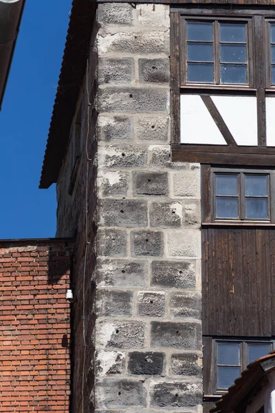 Facciate Della Città Stile Storico Nel Sud Della Germania — Foto Stock