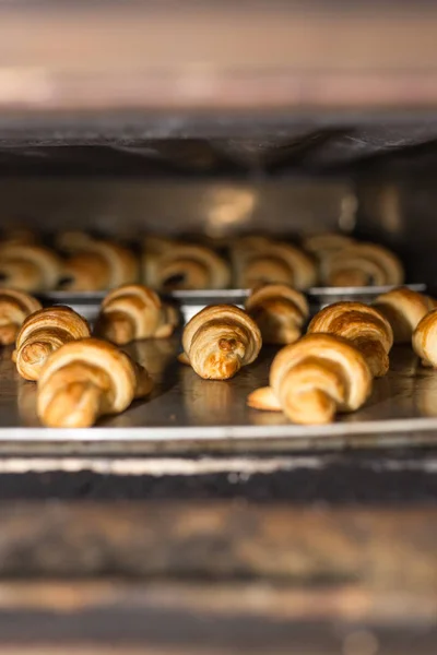 Repostería Para Hornear Pan Horno Con Colores Dorados Deliciosos Una — Foto de Stock