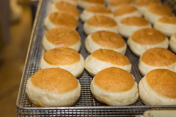 Repostería Para Hornear Pan Horno Con Colores Dorados Deliciosos Una — Foto de Stock