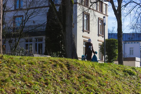 Architektura Buildungs Szczegóły Historyczne Miasto Południowych Niemczech Słoneczny Adwentowy Dzień — Zdjęcie stockowe