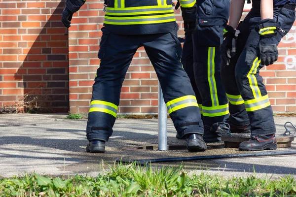 Departamento Bomberos Acción Sur Alemania —  Fotos de Stock