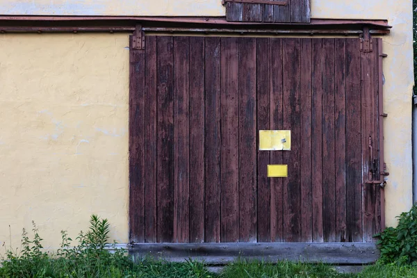 Backyard Vintage Facade Old Building Springtime South Germany — Stock Photo, Image