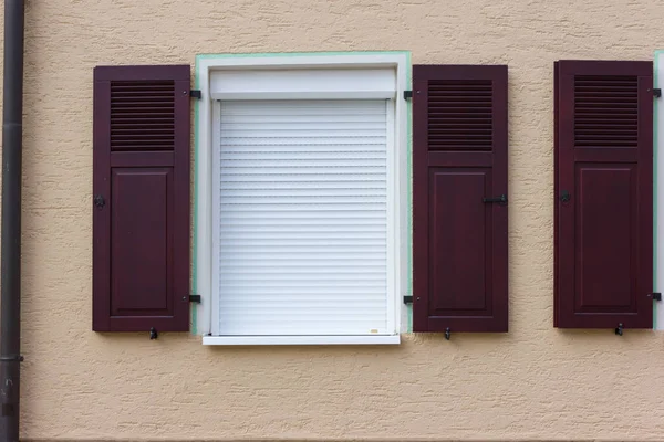 Façades Historiques Ville Dans Sud Allemagne Est Printemps Par Une — Photo