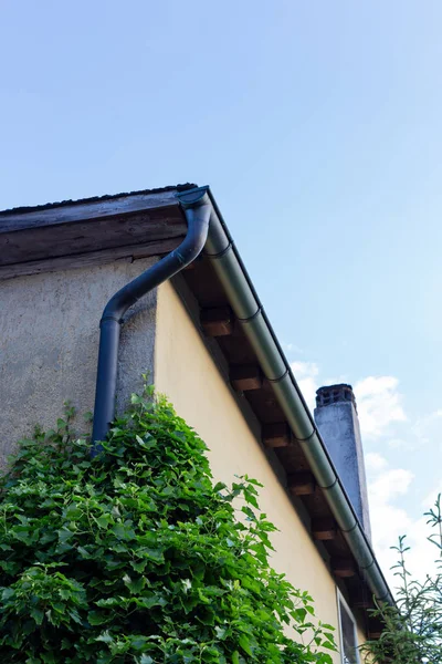 Facciate Dettagli Cortile Epoca Nella Città Storica Della Germania Meridionale — Foto Stock