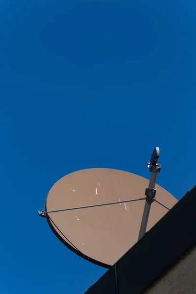 Dach Mit Antenne Über Fachwerkfassaden Süddeutschland Blauer Himmel Frühlingstag — Stockfoto