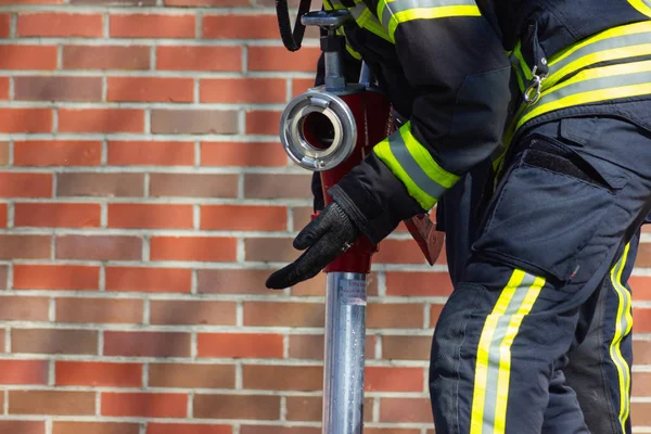 Vigili Del Fuoco Azione Nella Campagna Della Germania Meridionale — Foto Stock