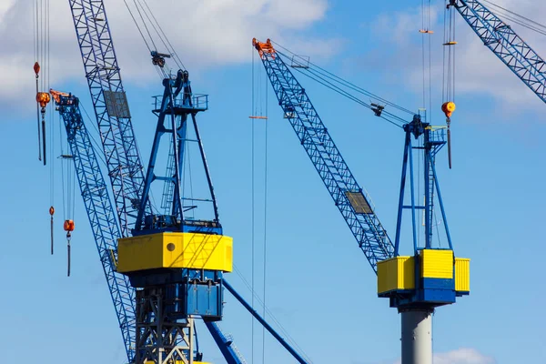 Hamburg Elbbrücken Nach Flussbrücken Benannte Containerterminal Docks Boote Und Schiffe — Stockfoto