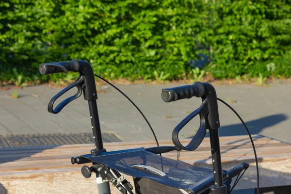 Rollator Maneja Parque Ciudad Primavera Del Sur Alemania —  Fotos de Stock