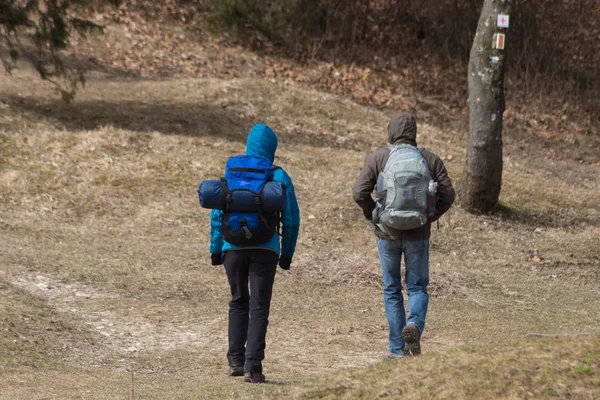 People Enjoy Outdoor Wanderlust Rurral Countryside Eastern Holiday South Germany — Stock Photo, Image