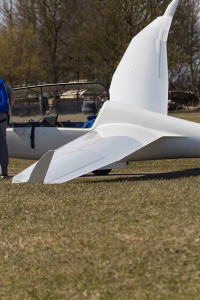 Detalles Del Planeador Aeródromo Del Sur Alemania — Foto de Stock