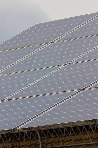 Panel Solar Azotea Edificio Histórico Época Primavera Pascua Sur Alemania —  Fotos de Stock