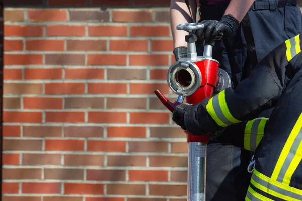 Vigili Del Fuoco Azione Nella Campagna Della Germania Meridionale — Foto Stock