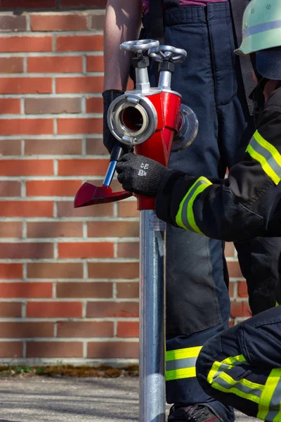 Departamento Bomberos Acción Sur Alemania —  Fotos de Stock