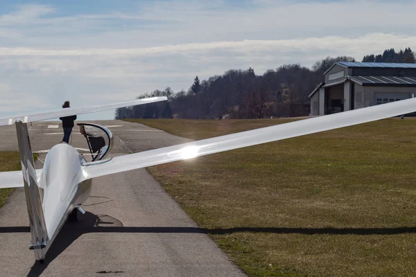 Detalles Del Planeador Aeródromo Del Sur Alemania — Foto de Stock