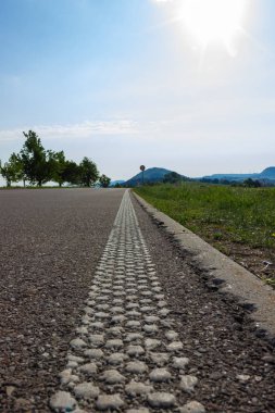 bahar yol yakından bakmak Güney Almanya'da dağda
