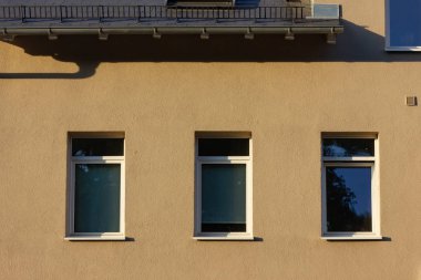 Güney Almanya şehir cepheler mimari bahar akşamları