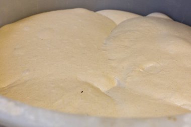 malzemeler hazırlanması için gerekli pişmiş ürünler onlar are hayır logoları veya trademarrks ama pişirme malzemeler adını harfler görünür durumdaysa hamur hazırlama araçları ile bir fırın içinde