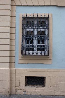Güney Almanya şehir schaebisch gmuend bir bahar üzerinde tarihsel cepheler Paskalya tatili öğleden sonra