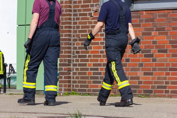 Departamento Bomberos Acción Sur Alemania — Foto de Stock