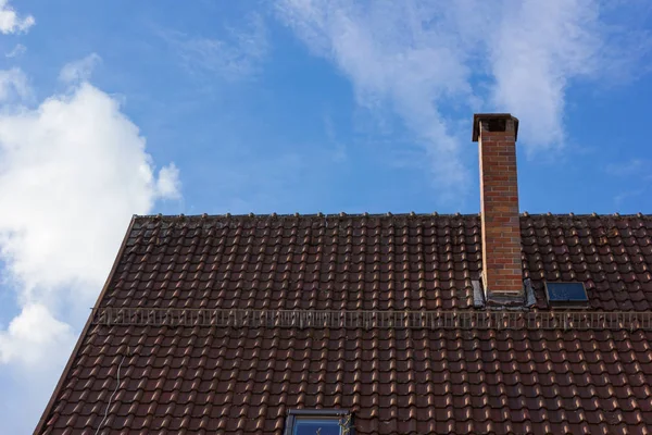 Historische Stad Gevels Zuid Oost Duitsland Lente Een Zonnige Avond — Stockfoto