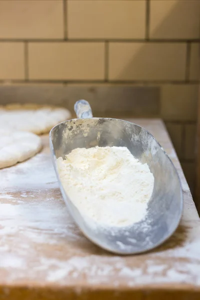 Приготування Хлібобулочних Виробів Пекарні Інструментами Приготування Випічки — стокове фото