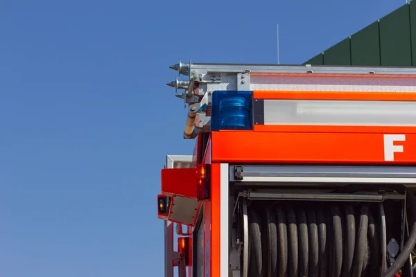 Detalhes Carro Nos Bombeiros Sul Alemanha — Fotografia de Stock