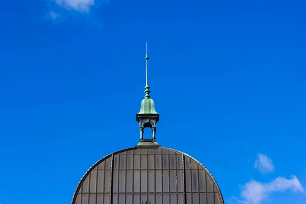 Hamburgo Arquitetura Mercado Peixe Fachadas Detalhes Céu Azul Sol Quente — Fotografia de Stock