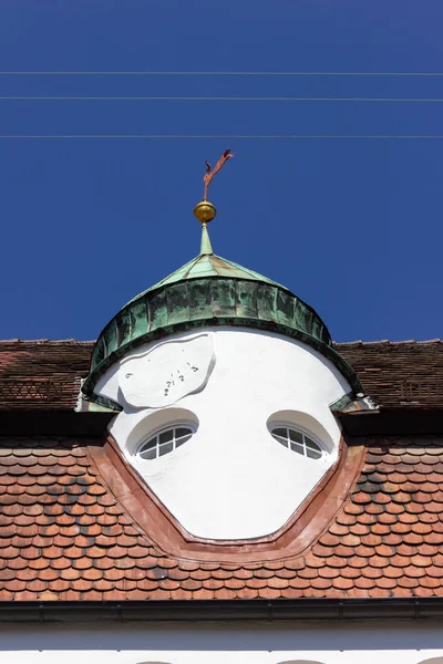 Fachada Edifício Árabe Com Arquitetura Oriental Sul Alemanha Cidade Schwaebisch — Fotografia de Stock