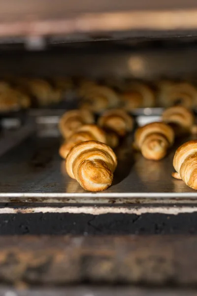 Repostería Para Hornear Pan Horno Con Colores Dorados Deliciosos Una — Foto de Stock