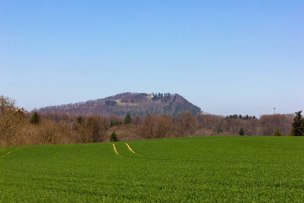 Tierras Altas Alemania Central Vacaciones Primavera Pascua Con Cielo Azul —  Fotos de Stock