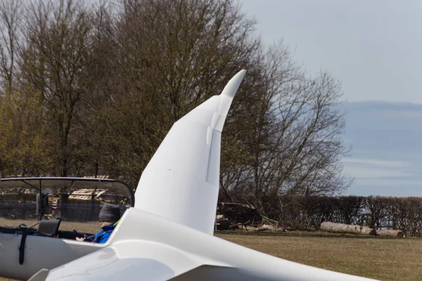 Detalles Del Planeador Aeródromo Del Sur Alemania — Foto de Stock