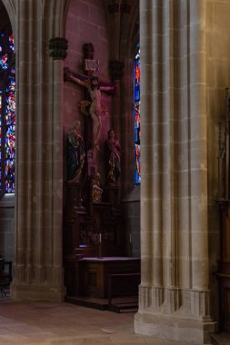 Katolik Kilisesi NEF germany yakınındaki güney Almanya tarihi şehir içinde